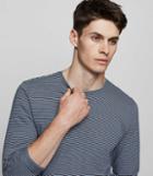 Reiss Marlon - Stripe T-shirt In Blue, Mens, Size Xs