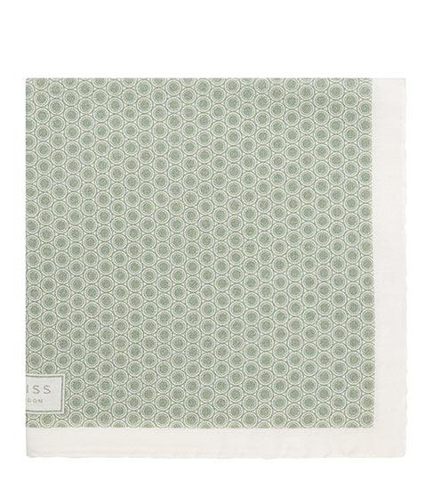 Reiss Pele Geo-print Pocket Square