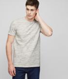 Reiss Mallory - Mottled Crew-neck T-shirt In Grey, Mens, Size S