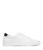 Reiss Darma Leather - Mens Leather Sneakers In White, Size 7