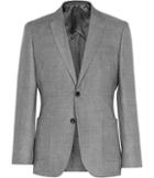 Reiss Campbell - Wool And Linen Blazer In Grey, Mens, Size 34