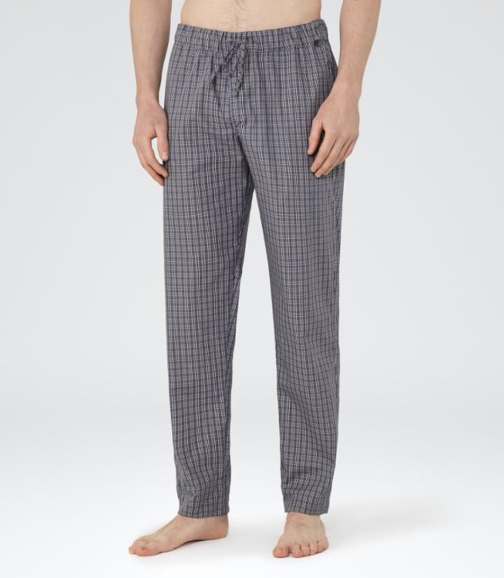 Reiss Hanro Trousers - Mens Hanro Night & Day Trousers In Grey, Size M