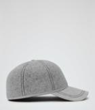 Reiss British - Mens Christys Wool Baseball Cap In Grey, Size S