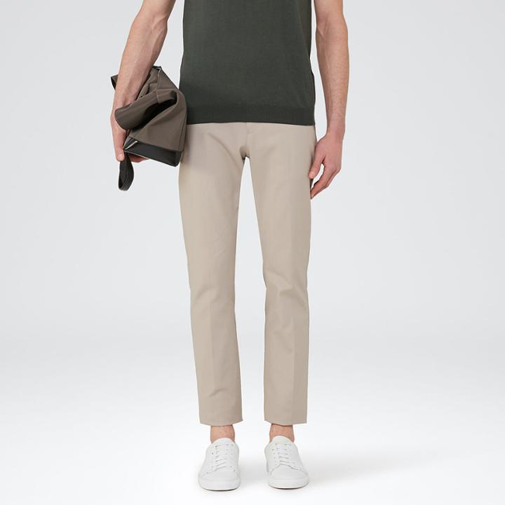 Reiss Westbury - Mens Slim-fit Chinos In Brown