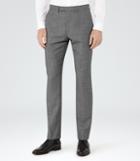 Reiss Delliston T - Mens Wool Mix Trousers In Grey, Size 30