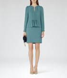 Reiss Daze - Womens Chain-detail Dress In Green, Size 6
