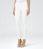Reiss Stevie - Low-rise Skinny Jeans In White, Womens, Size 25
