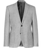 Reiss Roman B - Mens Herringbone Weave Blazer In Grey, Size 36