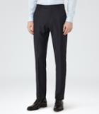 Reiss Thrill T - Mens Slim Wool Trousers In Blue, Size 28
