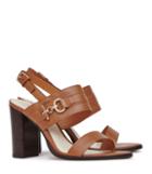 Reiss Adelina - Womens Block-heel Sandals In Brown, Size 4