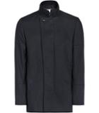 Reiss Porter - Mens Funnel Collar Jacket In Black, Size Xs