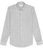 Reiss Mantaray - Mens Geometric Check Shirt In White, Size S