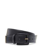 Reiss Joni - Womens Buckle-detail Belt In Black, Size Xs