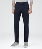 Reiss Bennett - Mens Straight Leg Chinos In Blue, Size 32