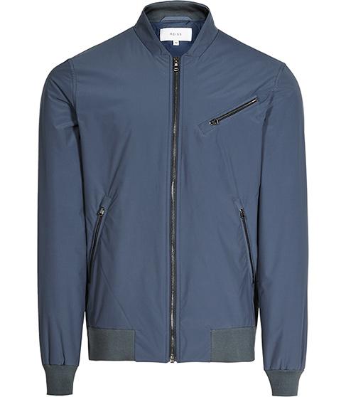 Reiss Anthem Zip Bomber Jacket