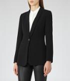 Reiss Reed - Womens Shawl-lapel Blazer In Black, Size 4