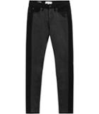 Reiss Steviepanelled - Womens Panelled Skinny Jeans In Black, Size 24