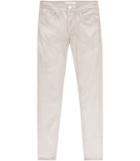 Reiss Joni Metallic - Womens Metallic Skinny Cords In Grey, Size 4
