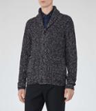 Reiss Turmoil - Shawl Collar Chunky Cardigan In Blue, Mens, Size Xs