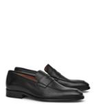 Reiss Korner - Leather Penny Loafers In Black, Mens, Size 11