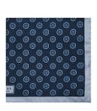 Reiss Ambiem - Mens Silk Patterned Pocket Square In Blue, Size One Size