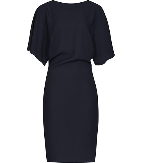 Reiss True High-neck Draped Dress