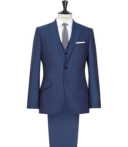 Reiss Lungano Three Piece Wool Suit