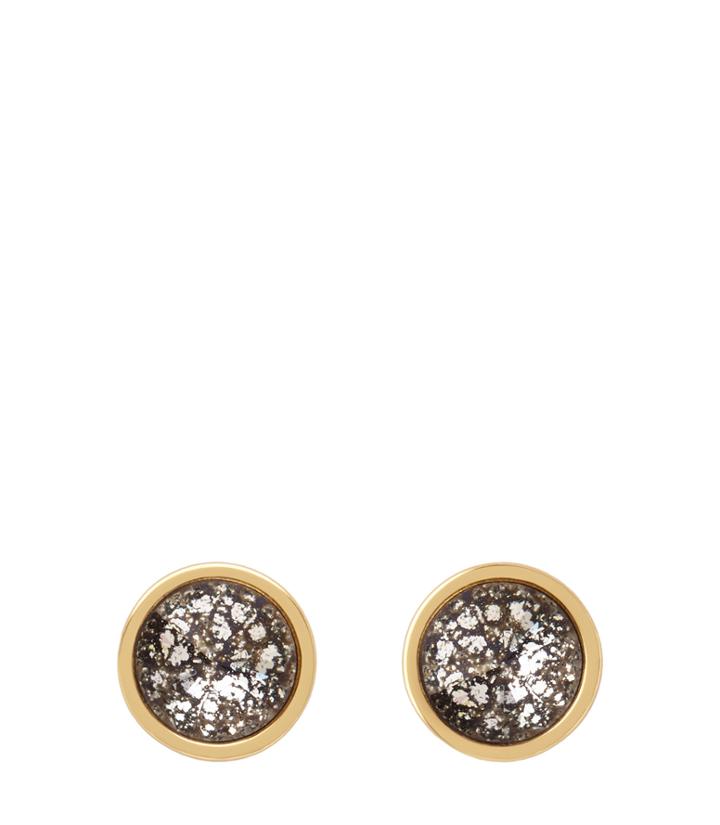 Reiss Edie - Womens Stud Earrings With Crystals From Swarovski In Yellow, Size One Size