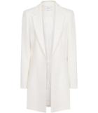 Reiss Vien - Open-front Blazer In White, Womens, Size Xs