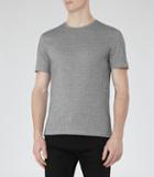 Reiss Darton - Textured T-shirt In Black, Mens, Size S