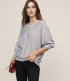 Reiss Gianna - Merino-wool Jumper In Grey, Womens, Size 0