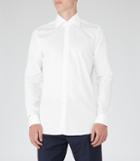 Reiss Safari - Mens Regular Stripe Shirt In White, Size S