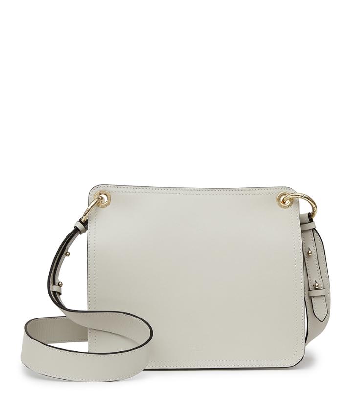 Reiss Melbourne - Dual-compartment Cross-body Bag In White, Womens