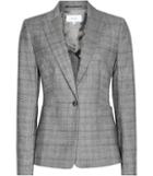 Reiss Musk Jacket - Womens Checked Tailored Blazer In Grey, Size 4