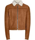 Reiss Phoenix - Mens Shearling Jacket In Brown, Size Xs