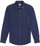 Reiss Novascotia - Mens Slim Denim Shirt In Blue, Size Xs