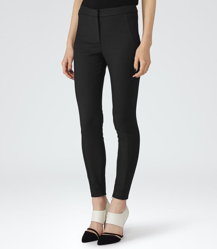Reiss Darla - Skinny Tailored Trousers In Black, Womens, Size 0