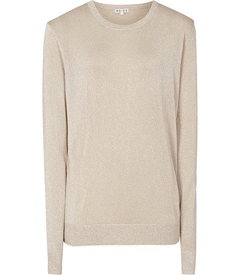 Reiss Albany Glitter Lurex Jumper