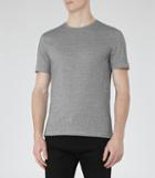 Reiss Darton - Mens Textured T-shirt In Black, Size Xs