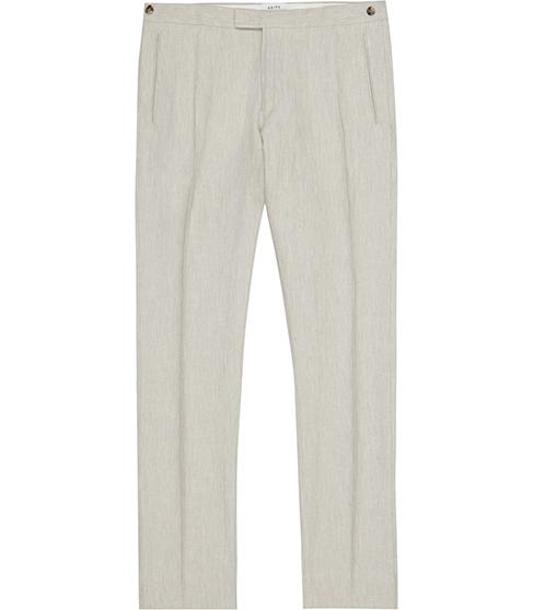 Reiss Broadway Washed Tailored Trousers
