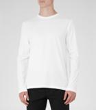 Reiss Maxwell - Mens Long Sleeve T-shirt In White, Size S