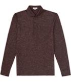 Reiss Goa - Mens Flecked Polo Shirt In Purple, Size Xs