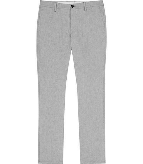 Reiss Castle Textured Cotton Trousers