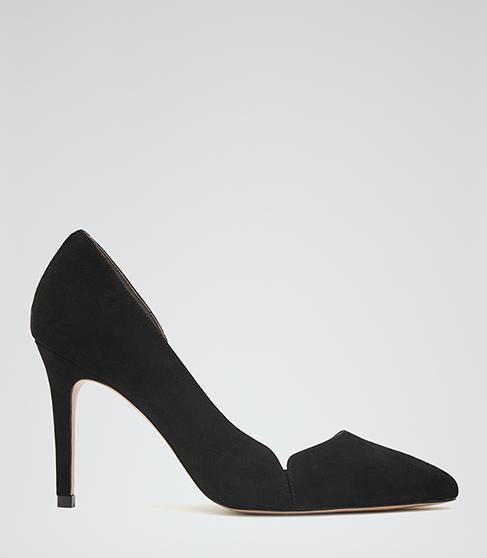 Reiss Venus Suede Court Shoes