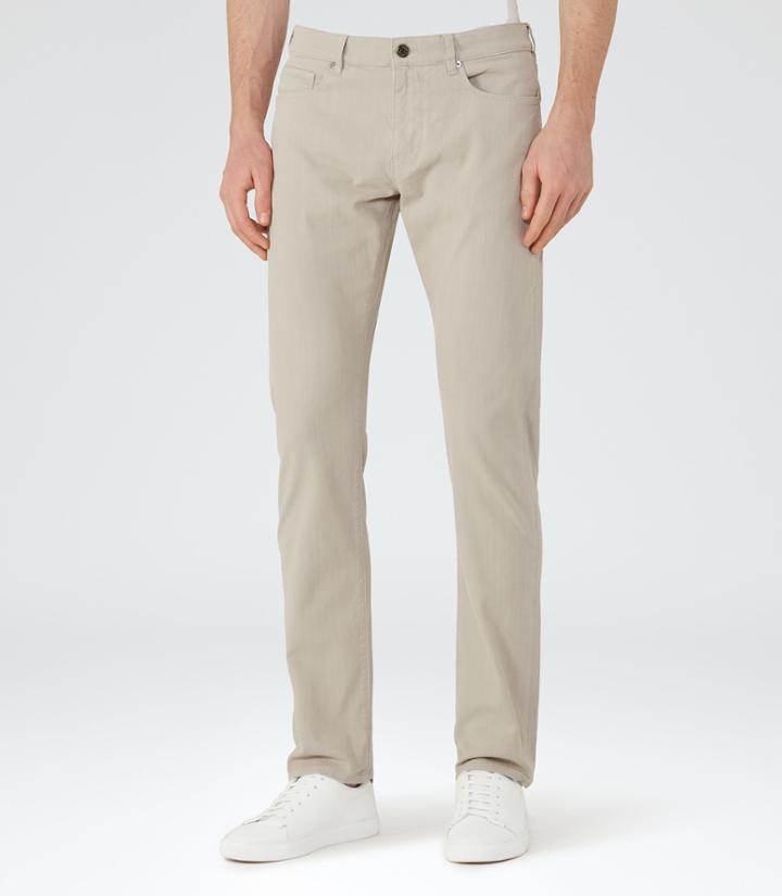 Reiss Fugee - Slim-fit Jeans In Brown, Mens, Size 28