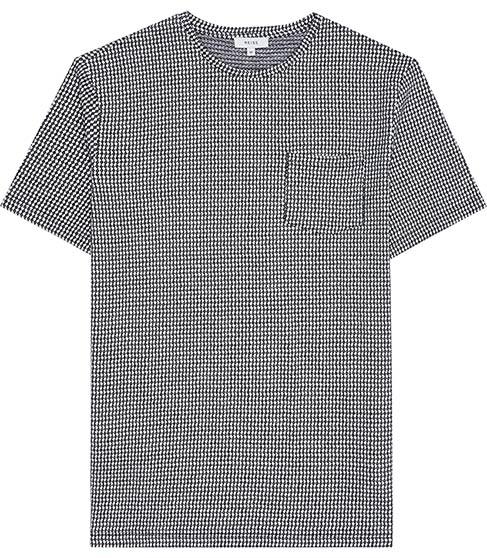 Reiss Wallace Jacquard Weave T-shirt