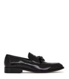 Reiss Pillen - Mens Patent Leather Loafers In Black, Size 8