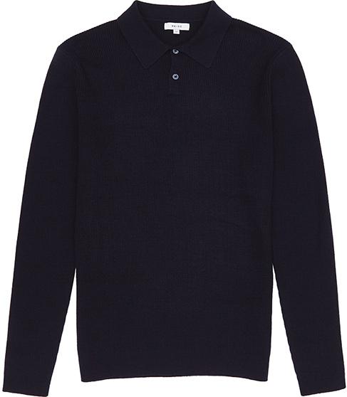 Reiss Adelphi Ribbed Polo Shirt