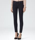 Reiss Stevie - Womens Low-rise Skinny Jeans In Blue, Size 27