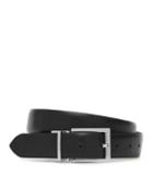 Reiss Rovers - Reversible Leather Belt In Black, Mens, Size 30